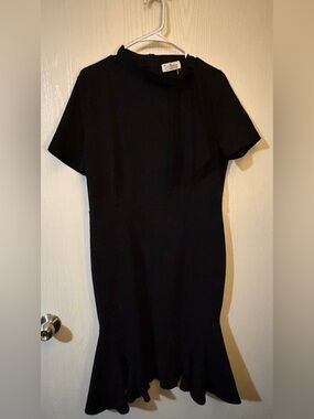 AISIZE Women's 1950s Vintage Tie Neck Cocktail Bodycon Pencil Dress Size XL NWT
